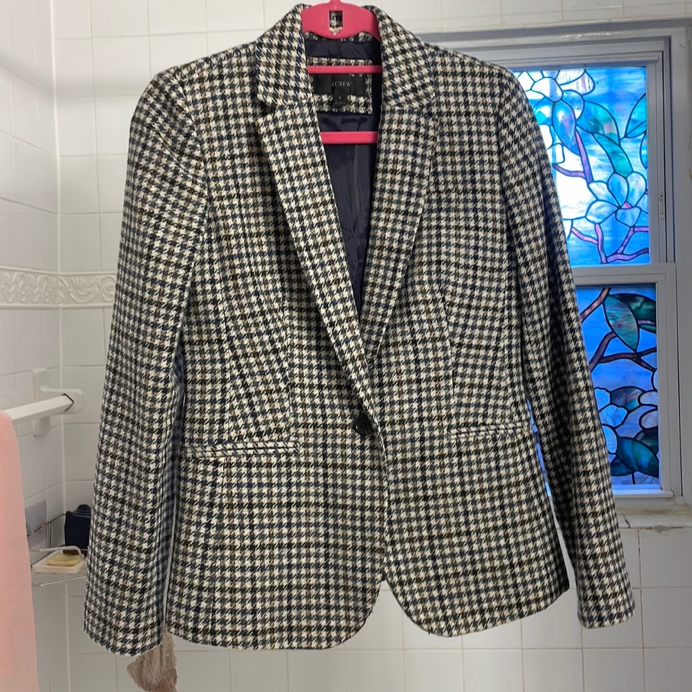 J.Crew Luxury Fabric Tweed Blazer, Size 4